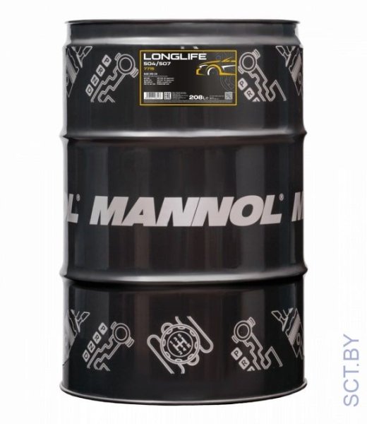 MANNOL Longlife 504/507 5W-30 7715 208л синтетическое моторное масло