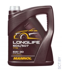 MANNOL Longlife 504/507 5W-30 7715 5л синтетическое моторное масло