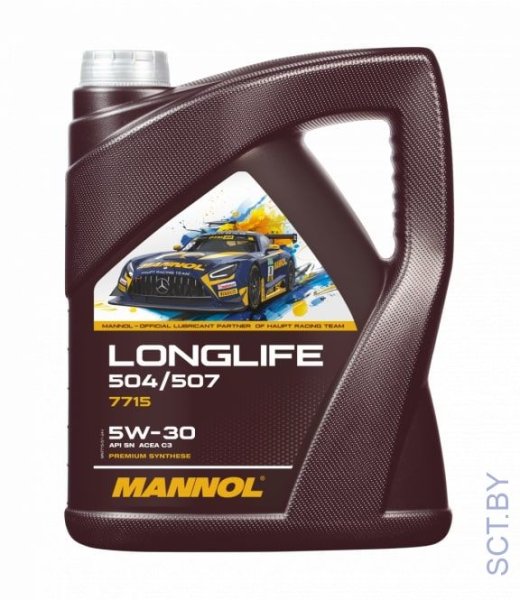 MANNOL Longlife 504/507 5W-30 7715 HRT 5л синтетическое моторное масло