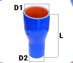 Патрубок переходной силикон d=32/50 L120