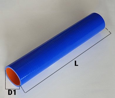 Патрубок прямой силикон (D 14 L1000)