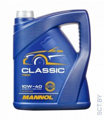 MANNOL Classic 10W40 7501 5л гидросинтетическое моторное масло