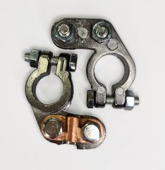 М10 АКБ клемма луженая "ЕВРО" под болт д. 10 (к-т из 2шт)