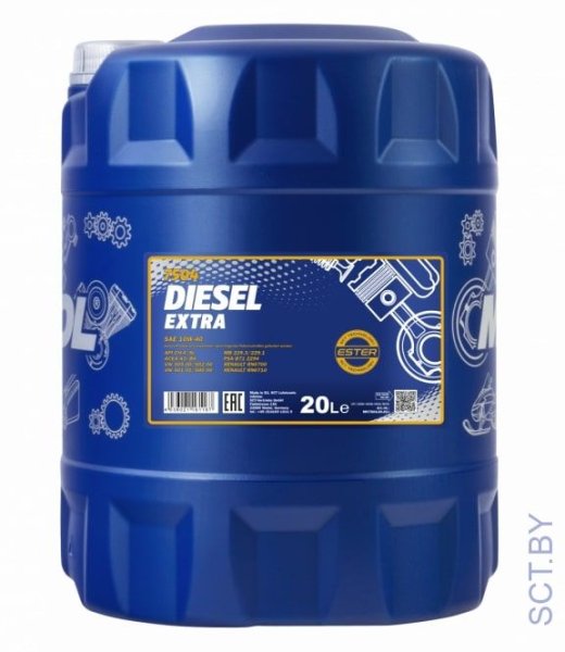 MANNOL Diesel Extra 10w40 7504 20л полусинтетическое моторное масло