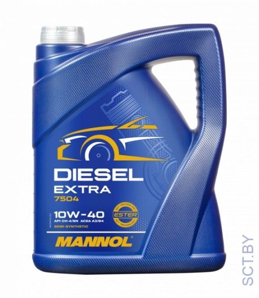 MANNOL Diesel Extra 10w40 7504 5л полусинтетическое моторное масло