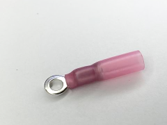 NVIT 2.5-5 Клемма вилочная 5 мм, сечение до 2.5 мм, термоусаживаемая, синяя (20шт)