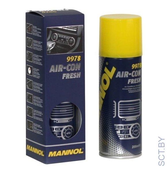 MANNOL 9978 Air-Con Fresh 200 мл. дезинф. очиститель кондиционера