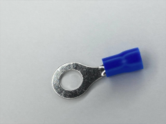 NKI 1.5-4 Клемма кольцевая 4 мм, сечение до 1.5 кв.мм, изолированная, красная (20шт)