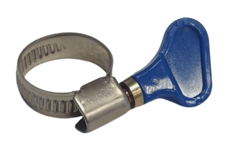 16-27/9 мм Хомут червячный с ключом W2 Technik (нерж)