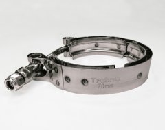 Хомут V-образный КАМАЗ воздуховода турбокомпрессора дв. Cummins 70 мм ( 4898590), W2 (нерж)