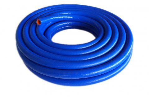 Силиконовый шланг (рукав) диам.10мм СИНИЙ-ОРАНЖ (в бухте 20м)