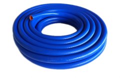 Силиконовый шланг (рукав) диам.18мм СИНИЙ-ОРАНЖ (в бухте 20м)