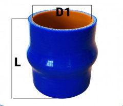 Патрубок демпферный силиконовый D57,L76