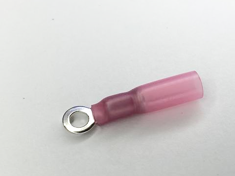 NKIT 2.5-5 Клемма кольцевая 5 мм, сечение до 2.5 кв.мм, термоусаживаемая, синяя (20шт)