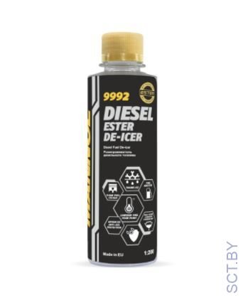 MANNOL 9992 Diesel Ester De-Icer 0,25L PET присадка для размораживания диз.топлива