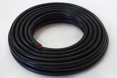 Силиконовый шланг (рукав) УСИЛЕННЫЙ диам.12мм ЧЁРНО-ОРАНЖ (в бухте 20м)