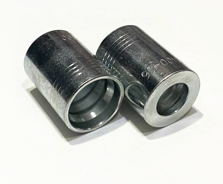 Муфта обжимная CCRVD3/8 (4SP/4SH) для РВД под шланг 10мм (3/8"), сталь