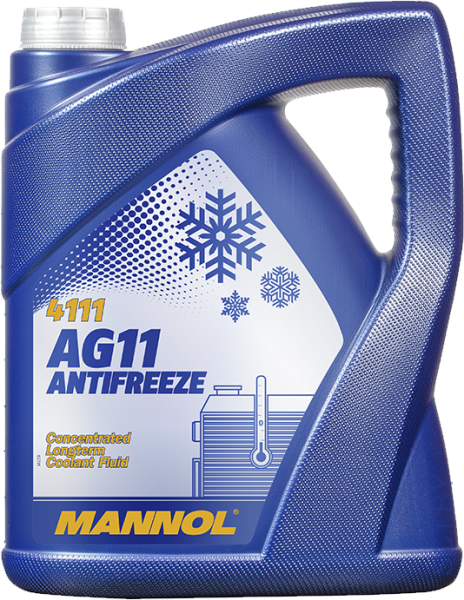 Антифриз концентрат MANNOL 4111 AG11-75 синий 5л