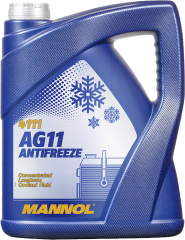 Антифриз концентрат MANNOL 4111 AG11-75 синий 5л