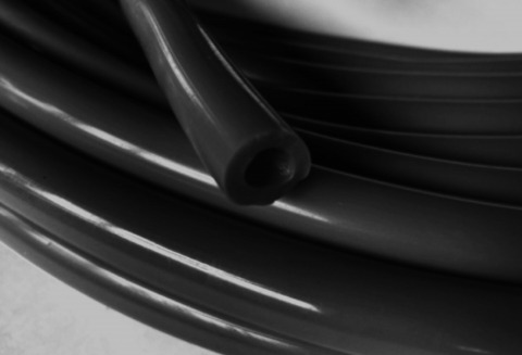 Силиконовый рукав (шланг) ID-4, без арм. ЧЕРНЫЙ (бухта 40м)