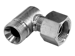 SH32/32В Штуцер для РВД угловой 32/32 М27х1.5 - гайка 27х1.5 S32