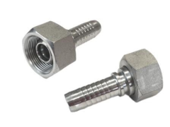 Фитинг DKG12х1D6 прямой для РВД с гайкой 12х1 под шланг 6 мм