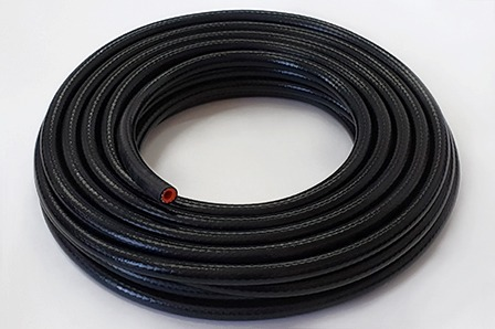 Силиконовый рукав (шланг) ID-10, МБС Фторсиликон (Бензин, ДТ), бухта 5м, стенка 4,5 мм