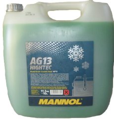 Антифриз MANNOL 4013 AG13-40 зеленый 10л
