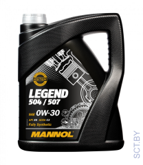 MANNOL Legend 504/507 0W-30 7730 20л синтетическое моторное масло