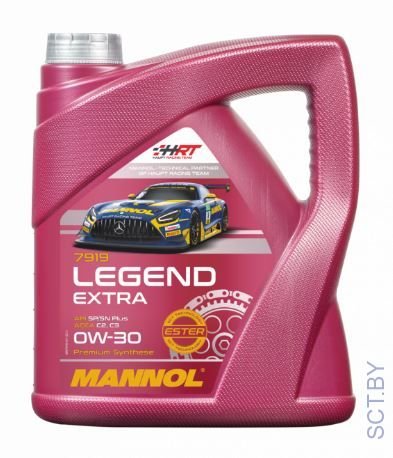 MANNOL Legend Extra 0W-30 7919 4л синтетическое моторное масло