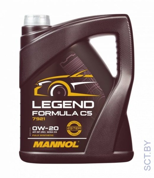 MANNOL Legend Formula C5 0W-20 7921 5л синтетическое моторное масло