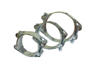 Силовые хомуты двухболтовые